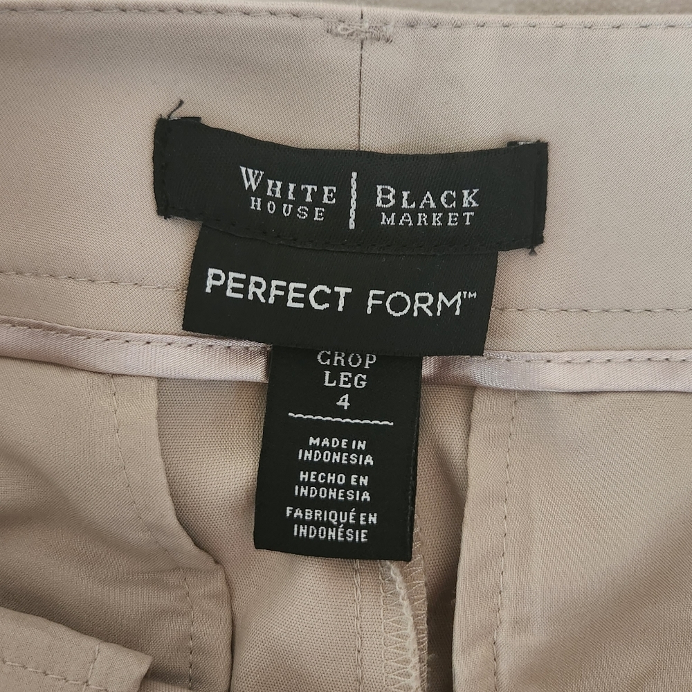 🩷 WHBM Perfect Form Crop Pants Cropped Leg - Picture 3 of 3